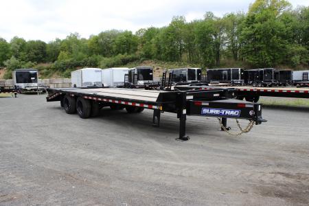New 2025 Sure-Trac 8.5x25 (20+5) 32K HD Deckover Trailer