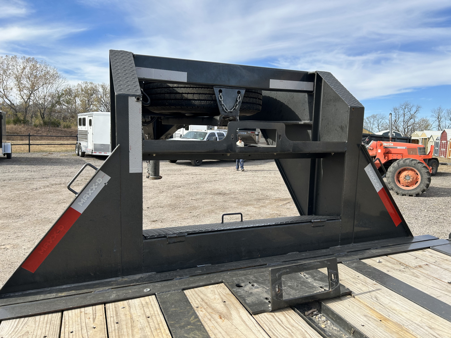 Used 2025 MAXX-D TDX 102X40 Flatbed Trailer