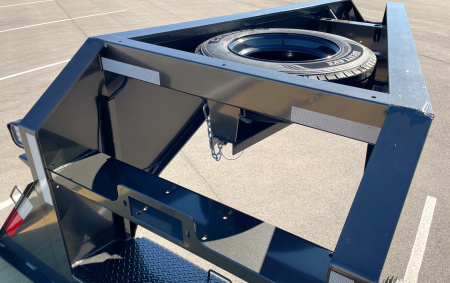 New MAXX-D YDX 102"X 40' Dual Tandem Gooseneck Flatbed Equipment Trailer w/ Hydraulic Dove & Jacks:15K Axles