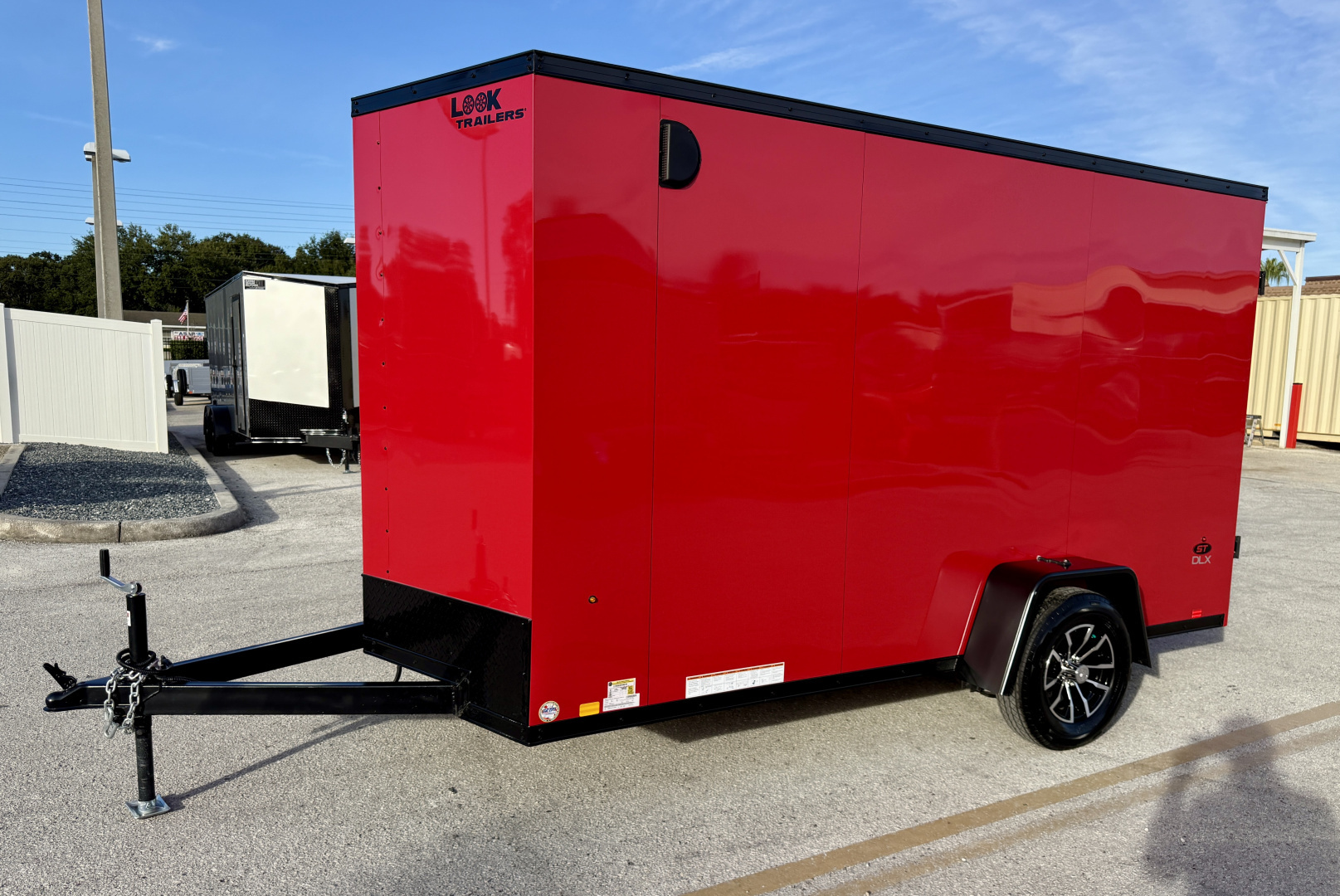 New 2026 Pace American 6x12 Rear Ramp Door 3K Cargo / Enclosed Trailer