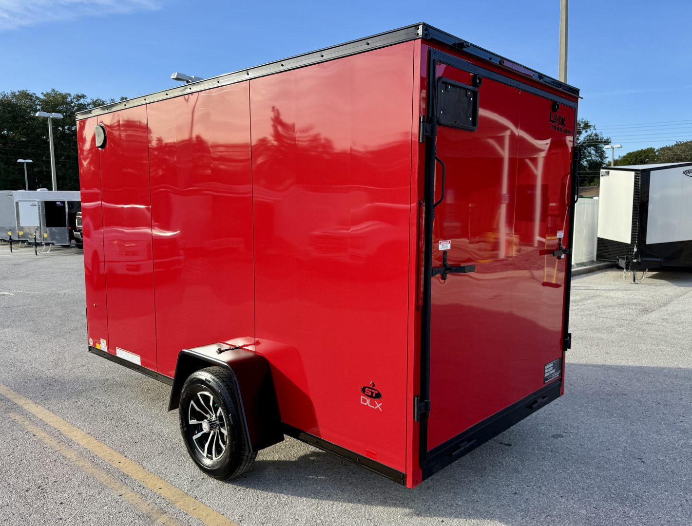 New 2026 Pace American 6x12 Rear Ramp Door 3K Cargo / Enclosed Trailer