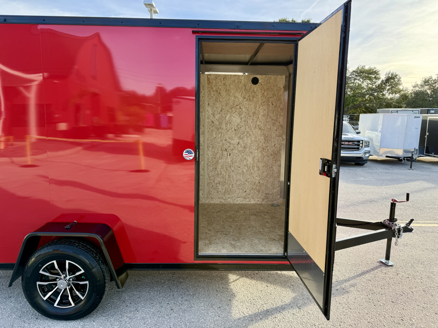 New 2026 Pace American 6x12 Rear Ramp Door 3K Cargo / Enclosed Trailer