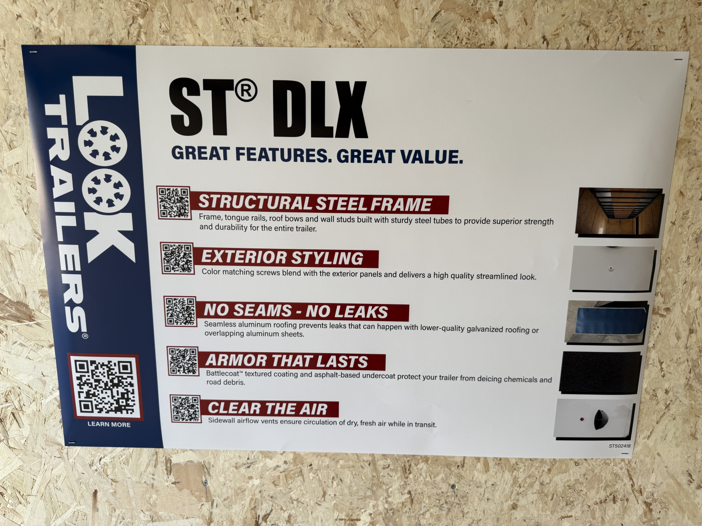 New 2026 Pace American 6x12 Rear Ramp Door 3K Cargo / Enclosed Trailer