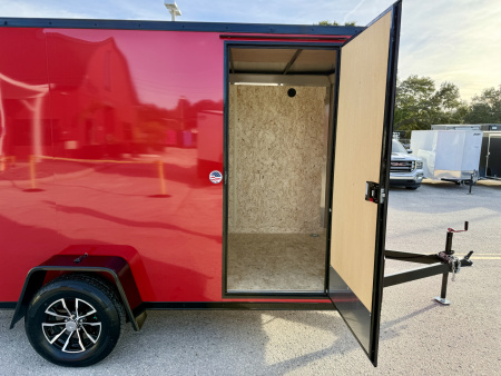 New 2026 Pace American 6x12 Rear Ramp Door 3K Cargo / Enclosed Trailer