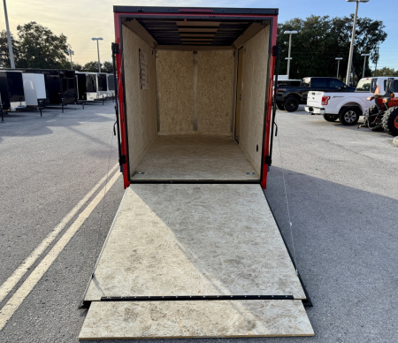 New 2026 Pace American 6x12 Rear Ramp Door 3K Cargo / Enclosed Trailer