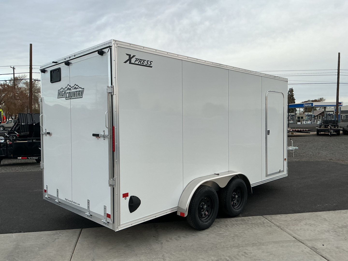 New 7.4X16 TA 7K Aluminum Enclosed Cargo