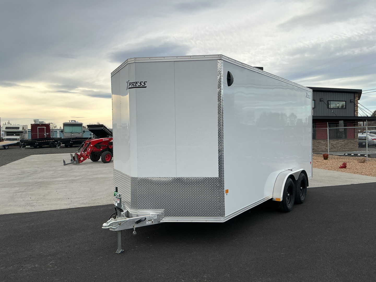 New 7.4X16 TA 7K Aluminum Enclosed Cargo