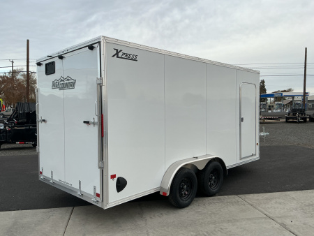 New 7.4X16 TA 7K Aluminum Enclosed Cargo