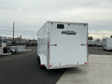New 7.4X16 TA 7K Aluminum Enclosed Cargo