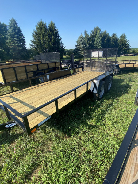 New 2026 AMO 6X16 Landscape Trailer 2 BRK