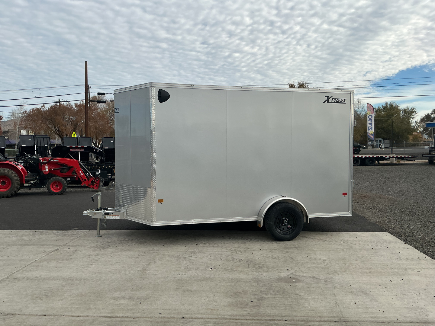 New 7.4x12 SA 3.5K Aluminum Enclosed Cargo