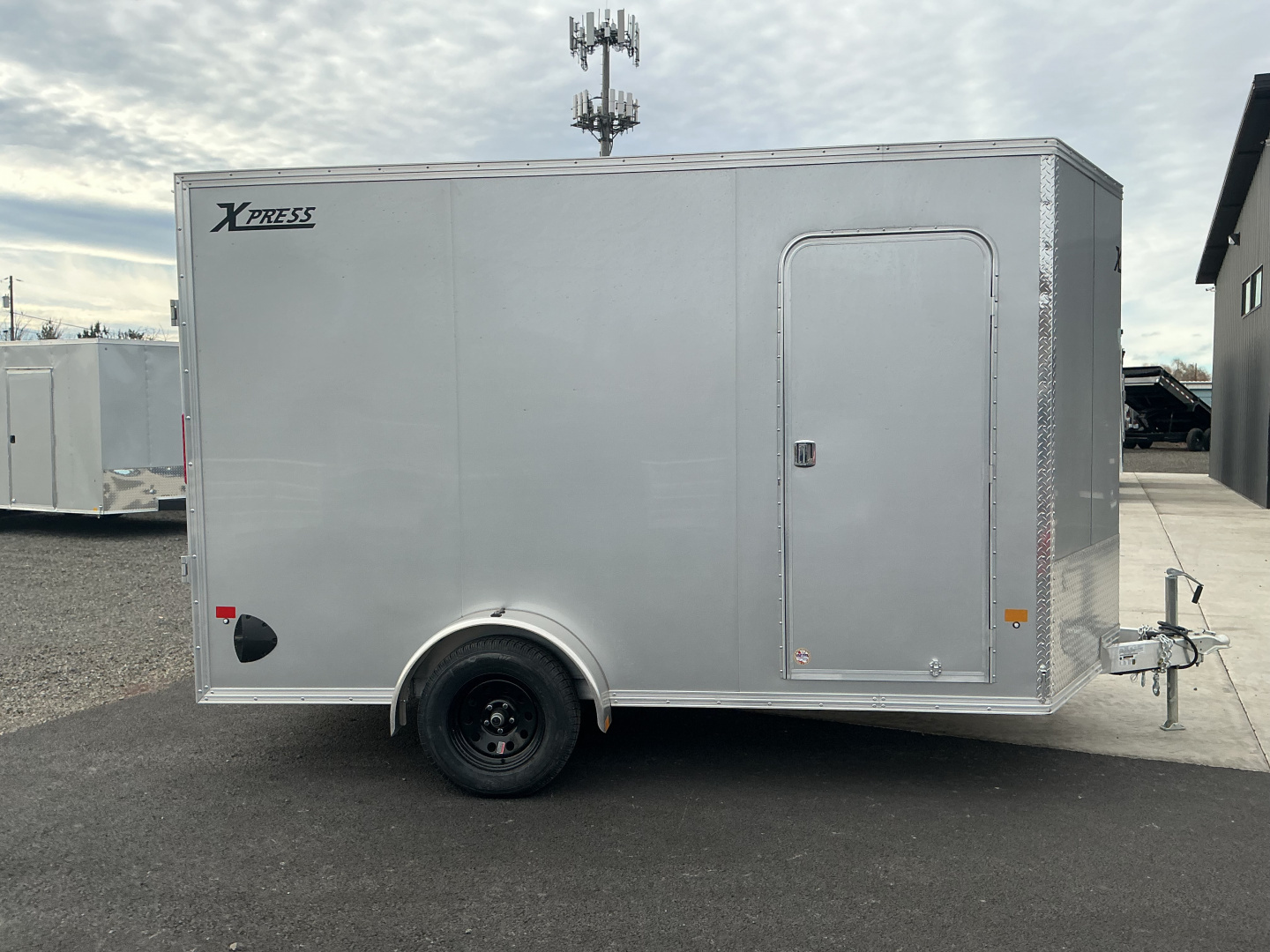 New 7.4x12 SA 3.5K Aluminum Enclosed Cargo