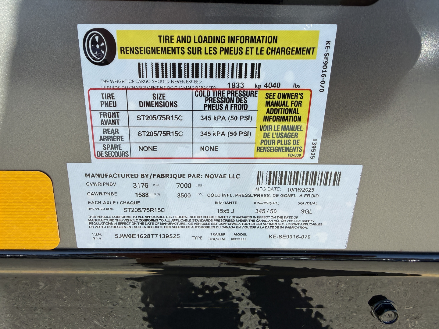 New 2026 Pace American 7.5x16 Rear Ramp Door 7K Black Out Package Cargo / Enclosed Trailer