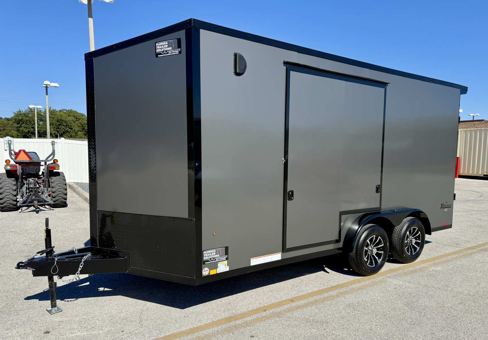 New 2026 Pace American 7.5x16 Rear Ramp Door 7K Black Out Package Cargo / Enclosed Trailer