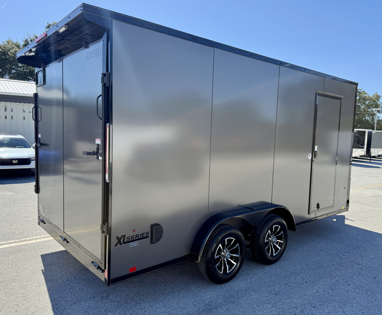 New 2026 Pace American 7.5x16 Rear Ramp Door 7K Black Out Package Cargo / Enclosed Trailer