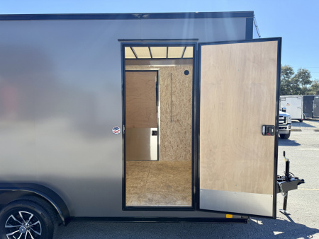 New 2026 Pace American 7.5x16 Rear Ramp Door 7K Black Out Package Cargo / Enclosed Trailer