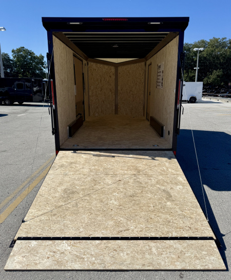 New 2026 Pace American 7.5x16 Rear Ramp Door 7K Black Out Package Cargo / Enclosed Trailer