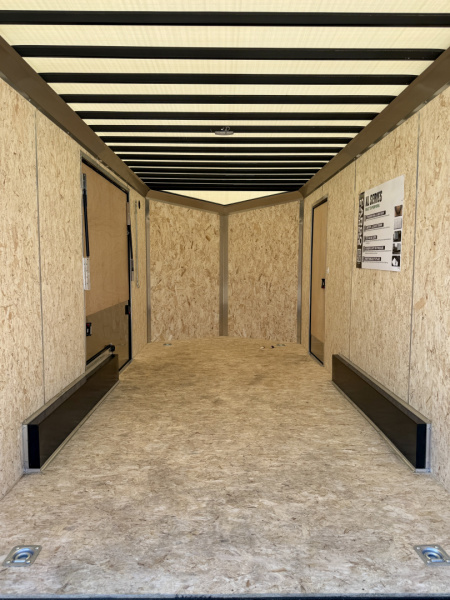 New 2026 Pace American 7.5x16 Rear Ramp Door 7K Black Out Package Cargo / Enclosed Trailer