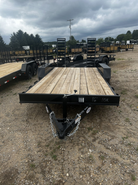 New 2025 AMO 82x16 SKID 10K W/RAMPS Equipment Trailer