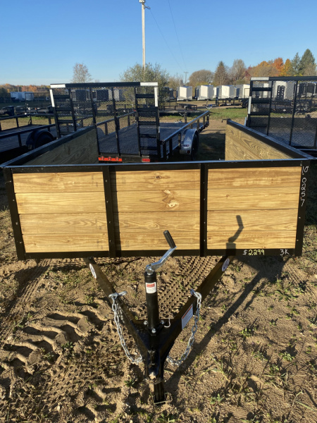 New 2026 AMO 6.8X12 Landscape Trailer WOODSIDE