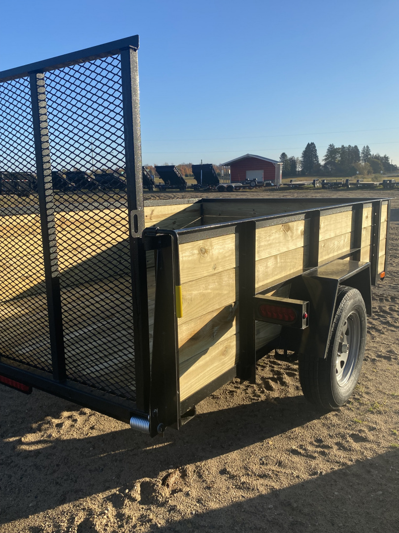 New 2026 AMO 6.8X12 Landscape Trailer WOODSIDE