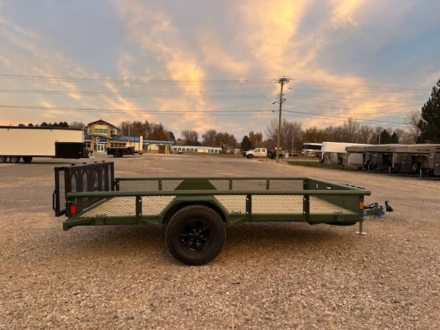 New 2026 Diamond C 12' PSA Utility Trailer