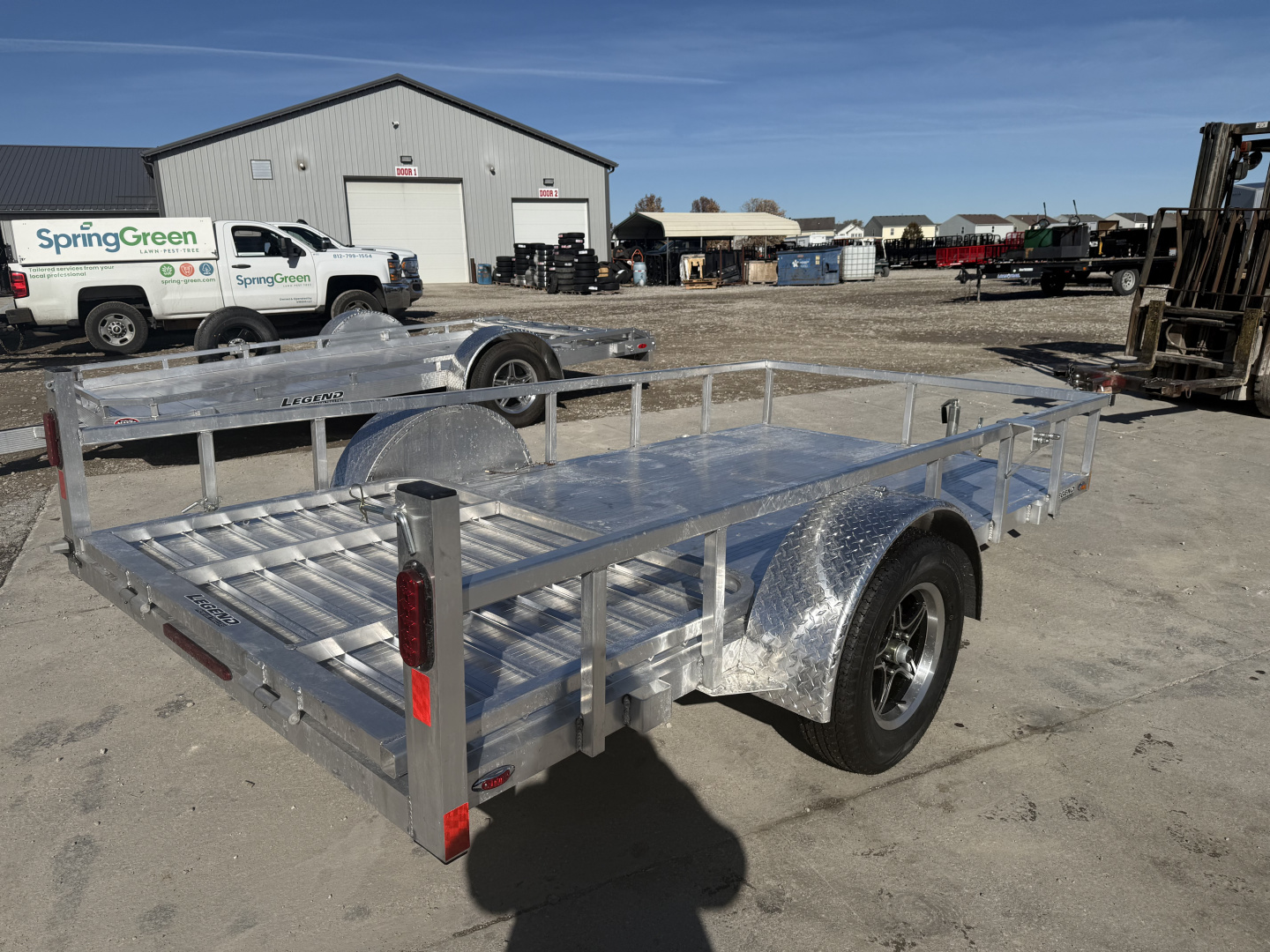 New 2026 Legend Trailers 6X12ODSA30 Utility Trailer 6X12 SA STANDARD GATE (GVW:2990) ALUM