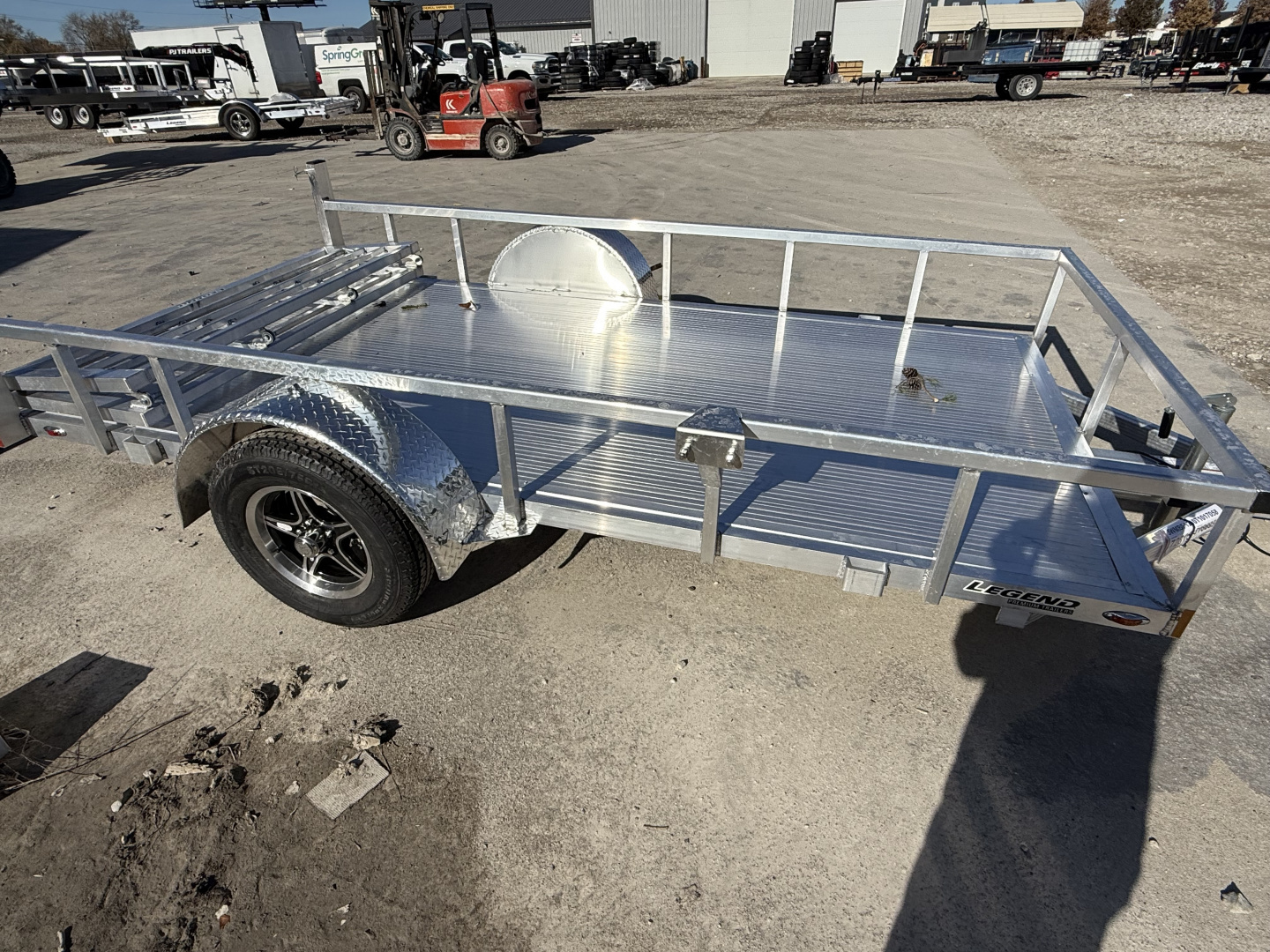 New 2026 Legend Trailers 6X12ODSA30 Utility Trailer 6X12 SA BI-FOLD (GVW:2990) ALUM