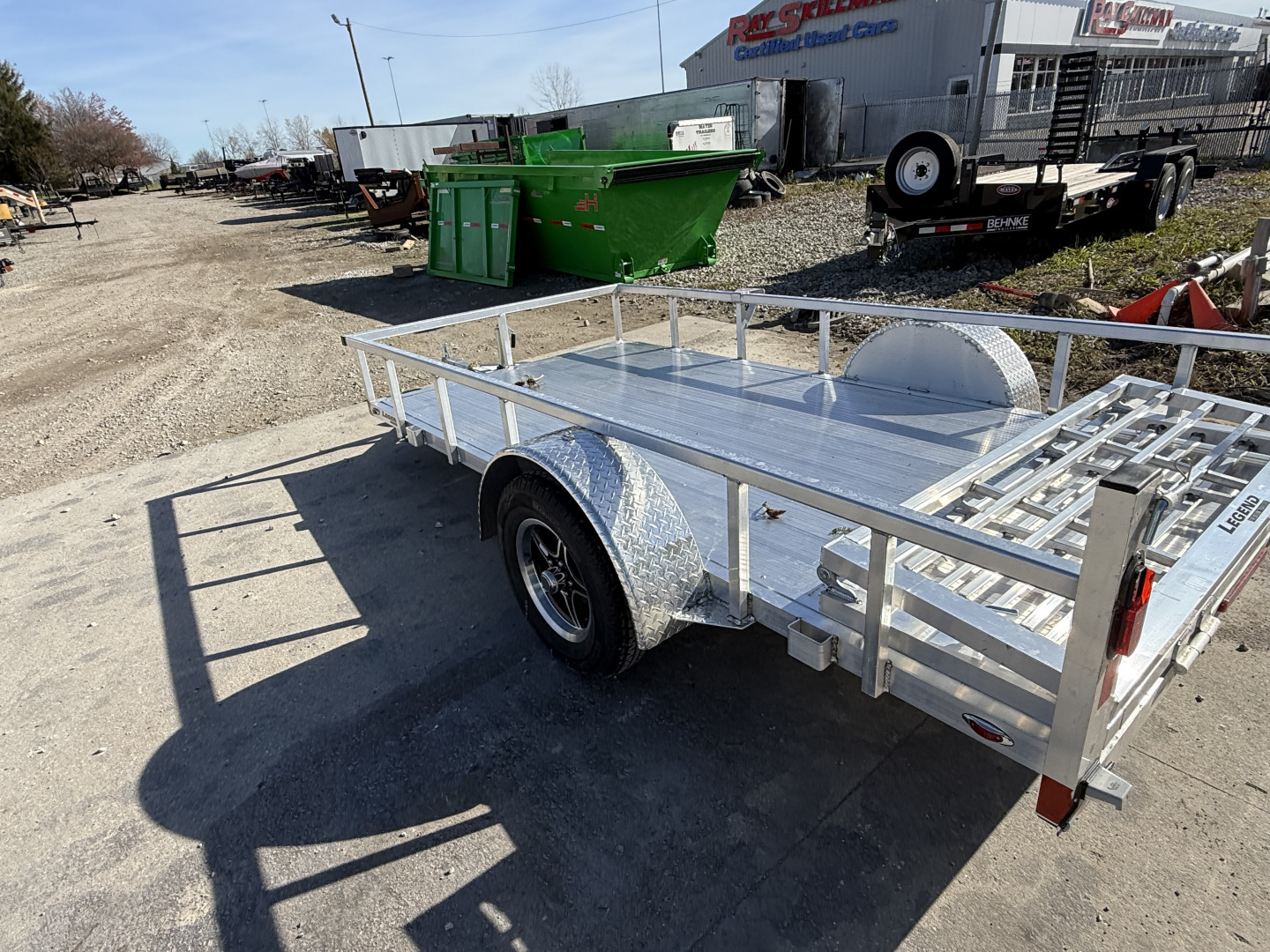 New 2026 Legend Trailers 6X12ODSA30 Utility Trailer 6X12 SA BI-FOLD (GVW:2990) ALUM