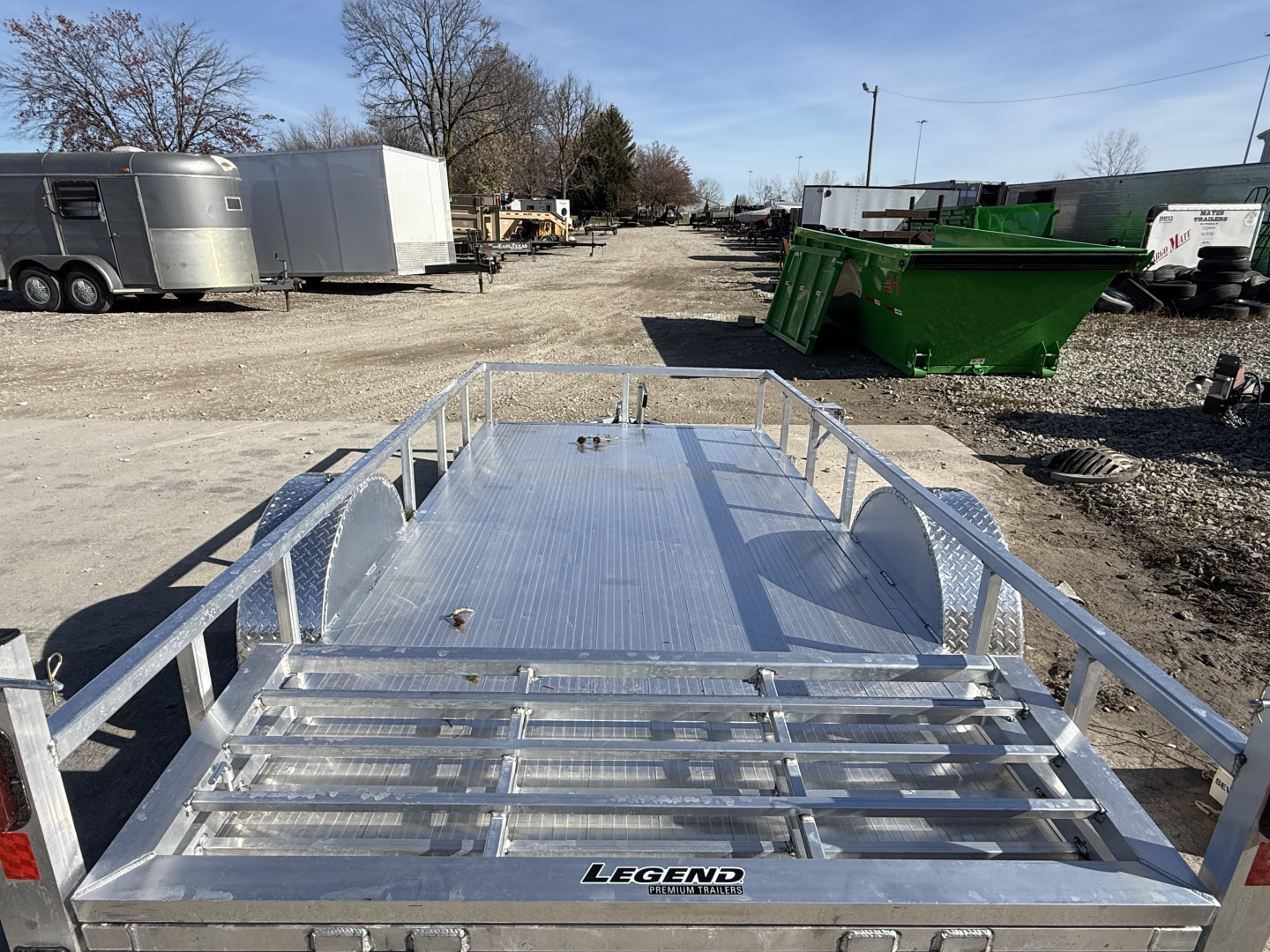 New 2026 Legend Trailers 6X12ODSA30 Utility Trailer 6X12 SA BI-FOLD (GVW:2990) ALUM