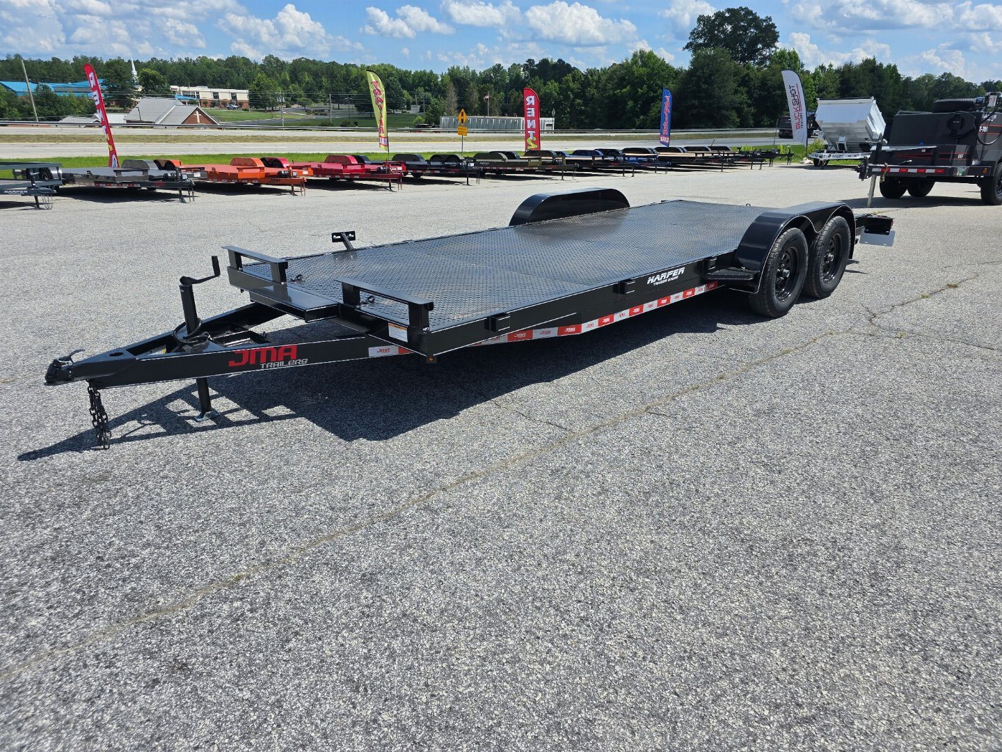 New 2026 DELUXE 82X20 7K DELUXE MODEL STEEL FLOOR CAR HAULER