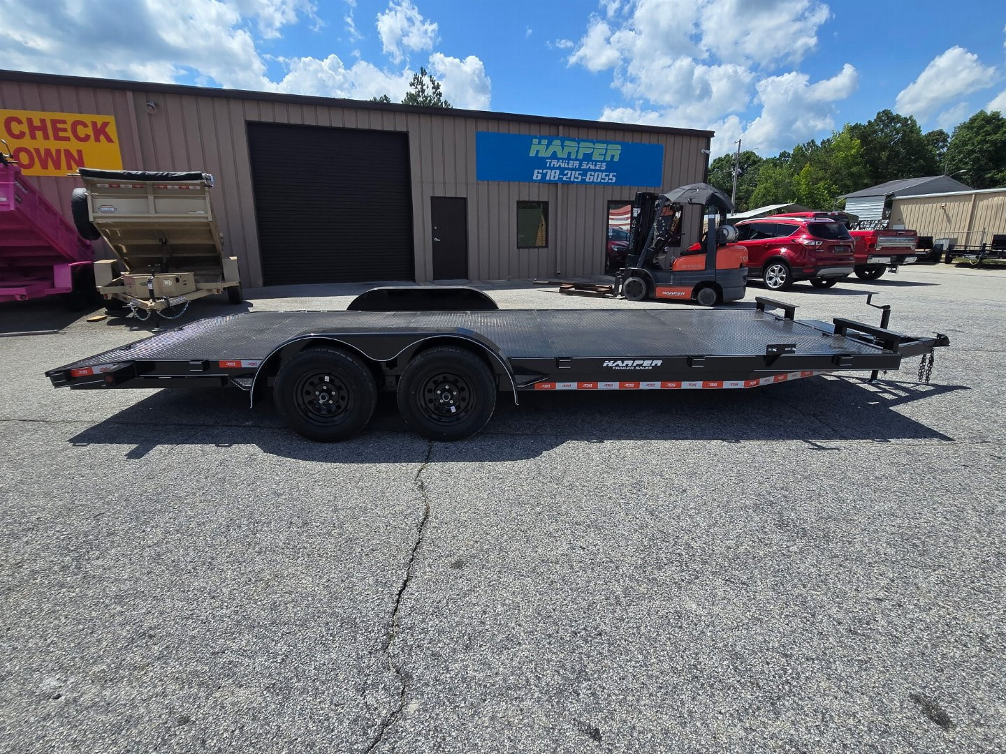 New 2026 DELUXE 82X20 7K DELUXE MODEL STEEL FLOOR CAR HAULER