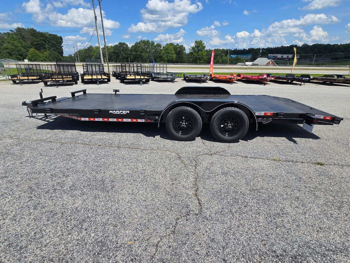 New 2026 DELUXE 82X20 7K DELUXE MODEL STEEL FLOOR CAR HAULER