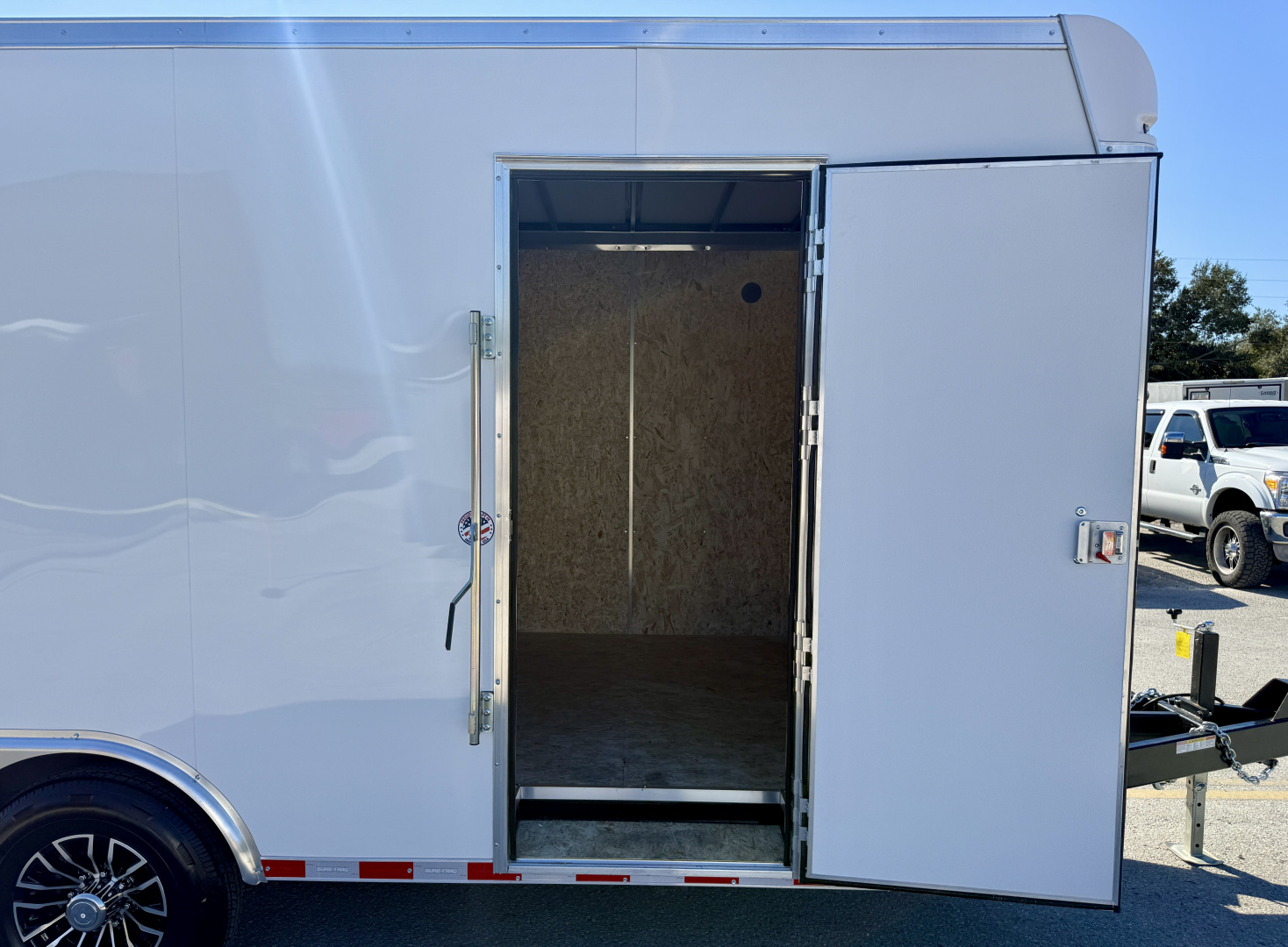 New 2026 Sure-Trac 8.5x18 Contractor Pro 14K Rear Ramp Door Cargo / Enclosed Trailer