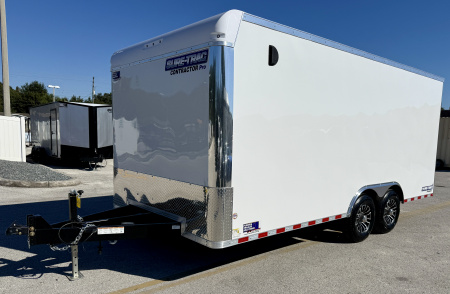 New 2026 Sure-Trac 8.5x18 Contractor Pro 14K Rear Ramp Door Cargo / Enclosed Trailer