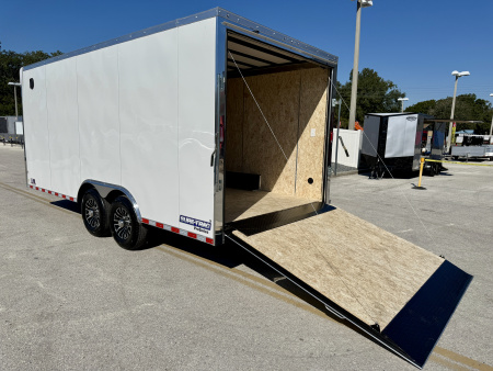New 2026 Sure-Trac 8.5x18 Contractor Pro 14K Rear Ramp Door Cargo / Enclosed Trailer