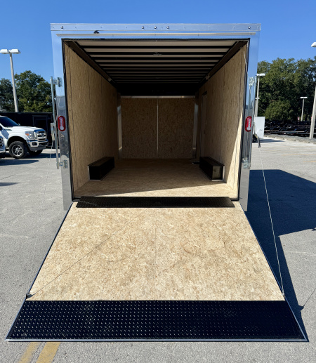New 2026 Sure-Trac 8.5x18 Contractor Pro 14K Rear Ramp Door Cargo / Enclosed Trailer