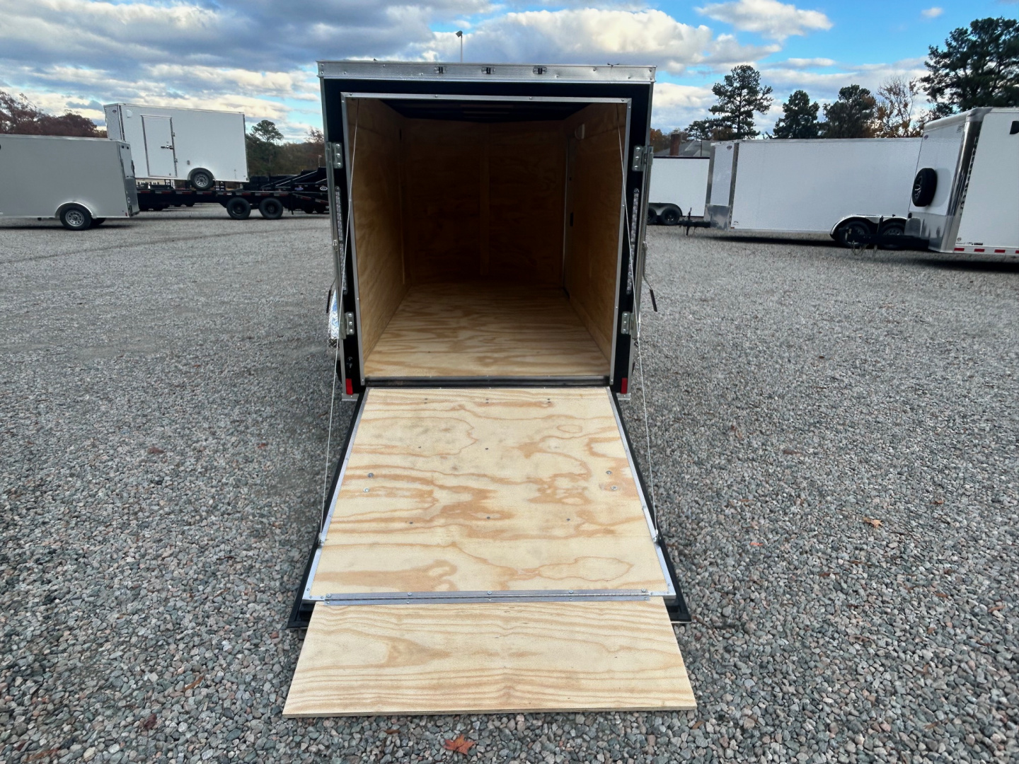New 2026 Anvil 6X12 w/ Black Out Package & Ramp Cargo / Enclosed Trailer