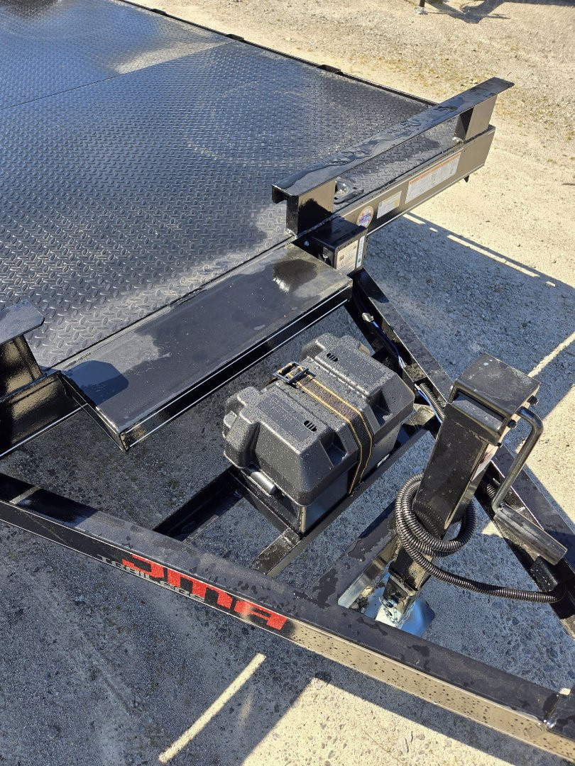 New 2026 10K 102X20 STEEL FLOOR CAR HAULER WITH WINCH PLATE AND BATTERY BOX