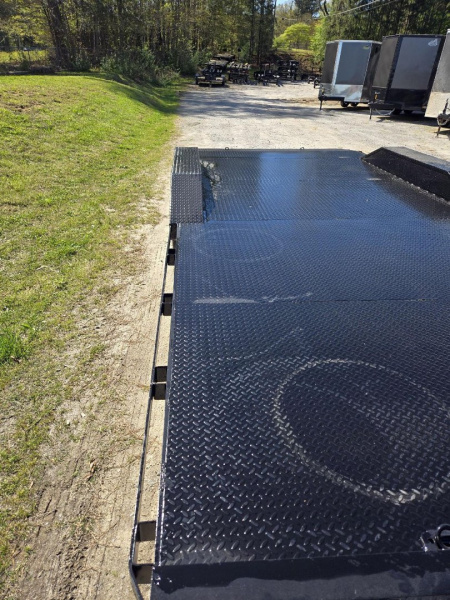 New 2026 10K 102X20 STEEL FLOOR CAR HAULER WITH WINCH PLATE AND BATTERY BOX