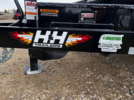 New 2026 H&H Trailers 82"X22' EX 14K SPEEDLOADER POWER TILT Car / Racing Trailer