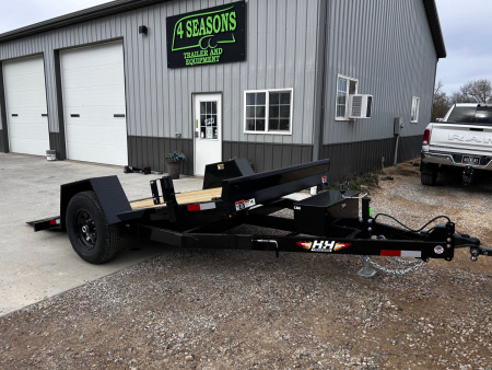 New 2026 H&H Trailers NEW 78 X12' HD SINGLE AXLE TILT SCISSOR LIFT TRAILER Equipment Trailer