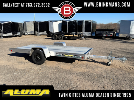 New Aluma TILT (12'x50 ) Aluminum Snowmobile Trailer- Single Place Tilt Bed!