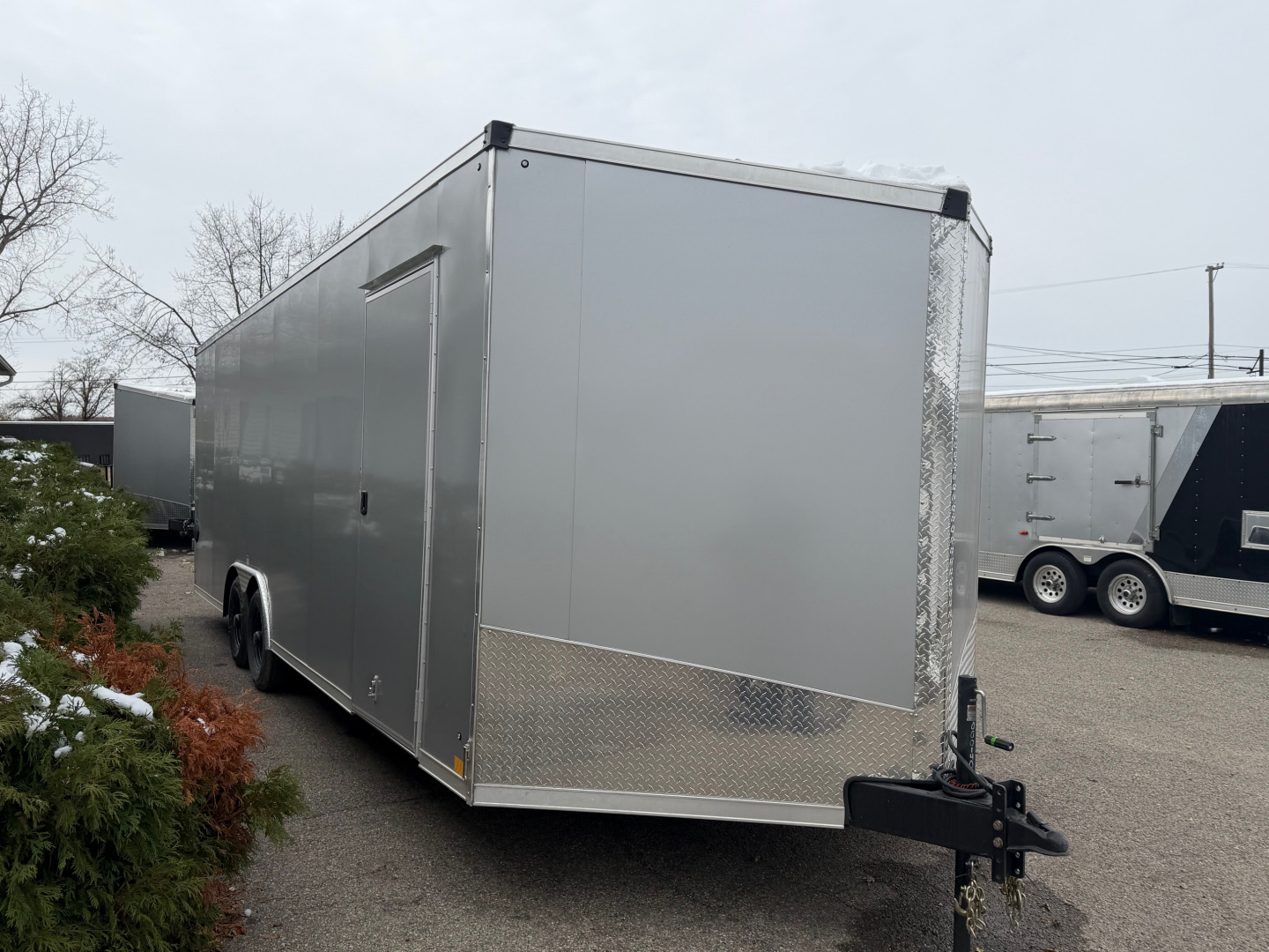 New 2026 Stealth Titan 8.5 x 24 Enclosed Car Hauler with Ramp 10K GVW with 7ft interior and Screwless Exterior