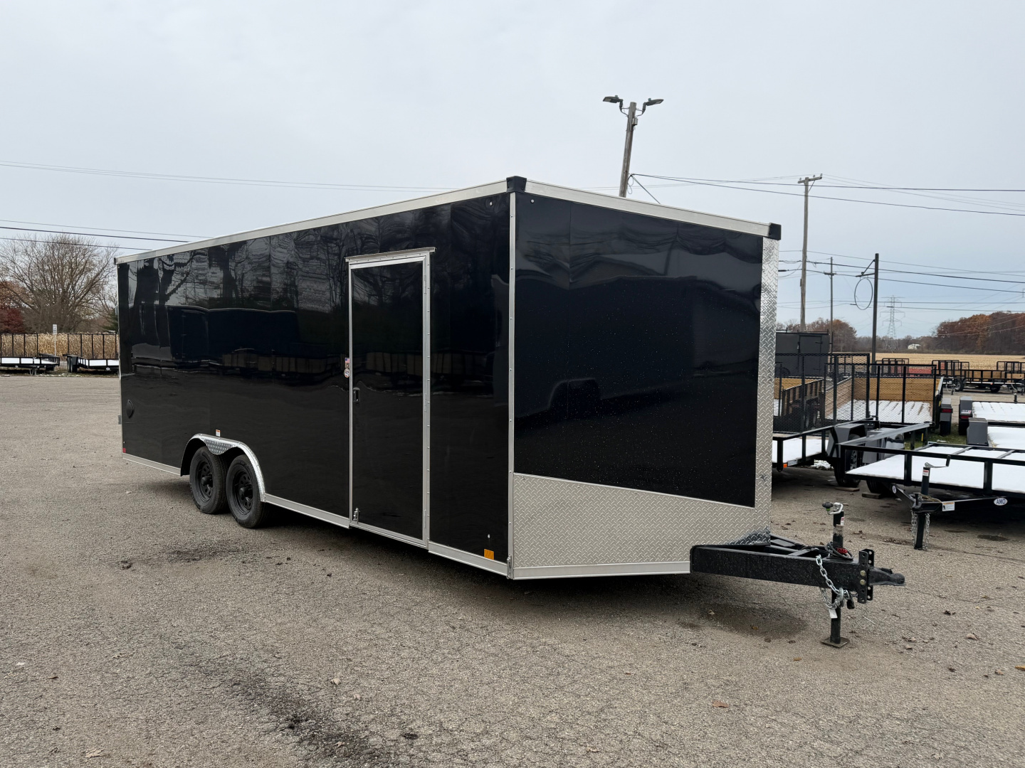 New 2026 Stealth Titan 8.5 x 22 Enclosed Car Hauler with Ramp 10K GVW with 7ft interior and Screwless Exterior