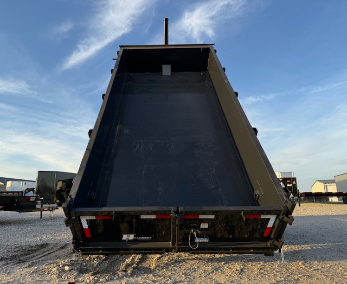 New 2026 Hillcrest Charcoal 7'x16' 17.6k Gooseneck Dump Trailer