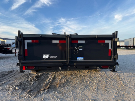 New 2026 Hillcrest Charcoal 7'x16' 17.6k Gooseneck Dump Trailer