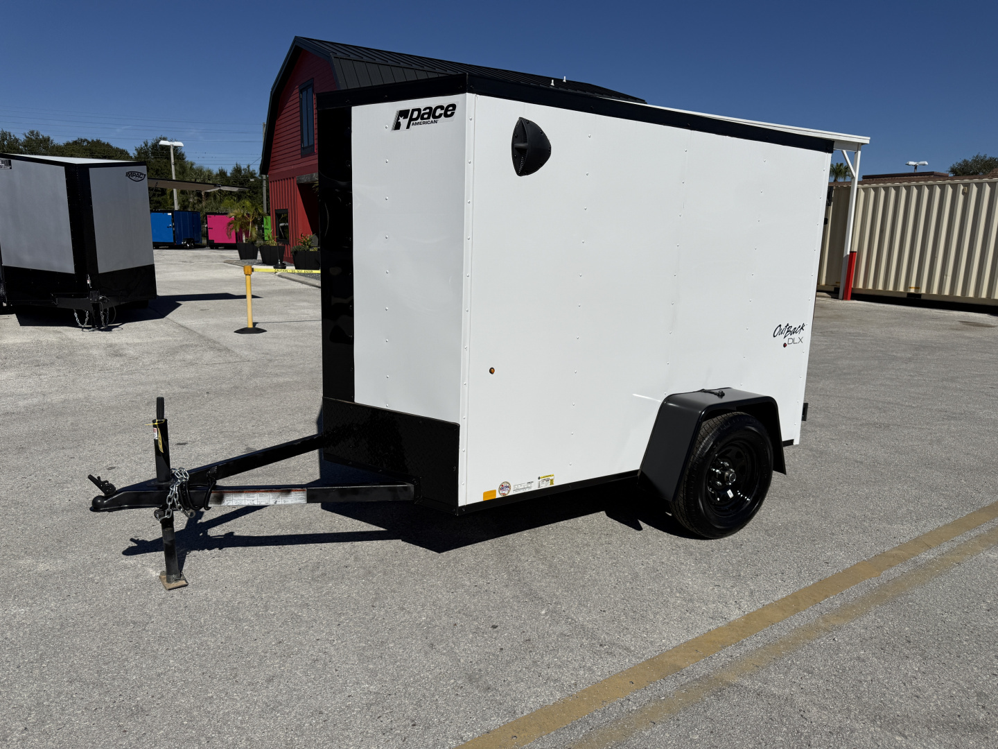 New 2026 Pace American 5x8 3K Rear Ramp Door W/ No Side Door Cargo / Enclosed Trailer