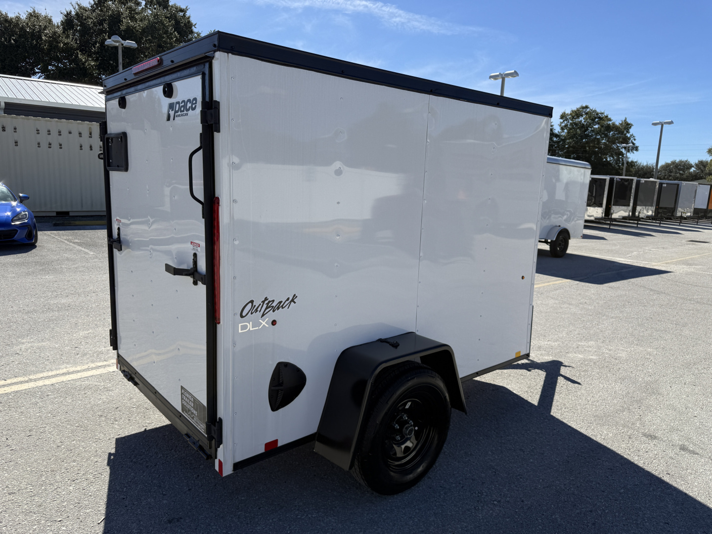 New 2026 Pace American 5x8 3K Rear Ramp Door W/ No Side Door Cargo / Enclosed Trailer