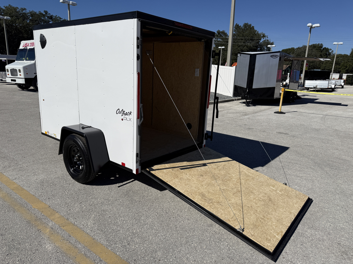 New 2026 Pace American 5x8 3K Rear Ramp Door W/ No Side Door Cargo / Enclosed Trailer